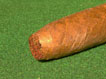 Figurado Cigar Opened with Guillotine Cutter